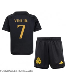 Günstige Real Madrid Vinicius Junior #7 3rd trikot Kinder 2023-24 Kurzarm (+ Kurze Hosen)